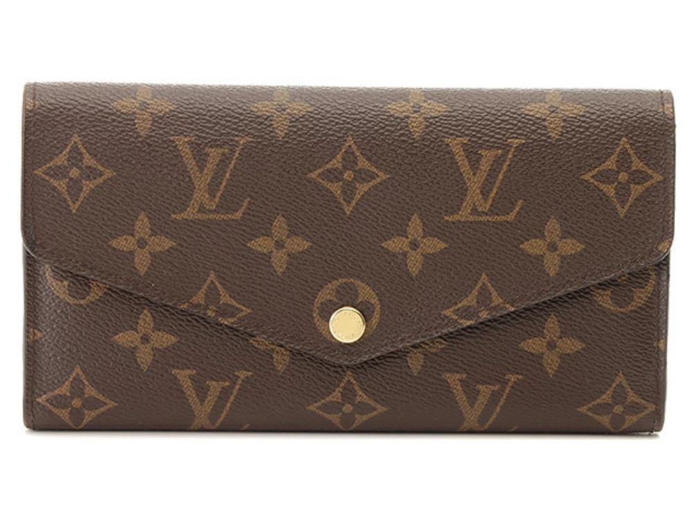 LOUIS VUITTON Portefeuille Sarah Wallet Monogram Brown